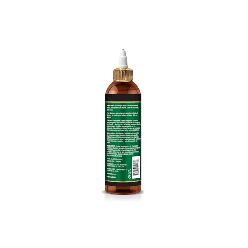 Difeel Aceite para el cabello de ricino negro jamaicano 99%