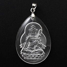 【Stone Distribution Center】 【Pendant】 Crystal Eight Great Kannon (Element) Kokasagarbha Natural Stone Power Stone