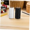 jojofuny 2pcs Stitching Thread: Waxed Polyester Cord for Leather Sewing