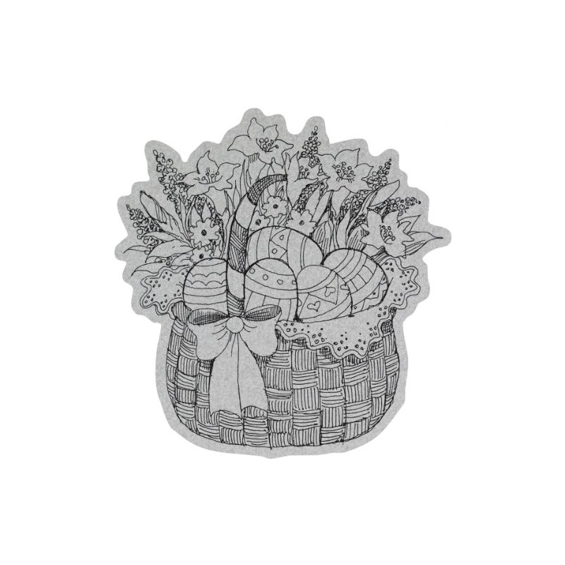 Penny Black Cling Rubber Stamps - Easter Basket 40-067