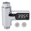 Shower Thermometer LED Display Water Temperature Meter Electroplate ABS Shower