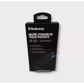 Skullcandy Fat Stash 10,000 mAh Portable Battery Pack S7PFZ-M003 Black