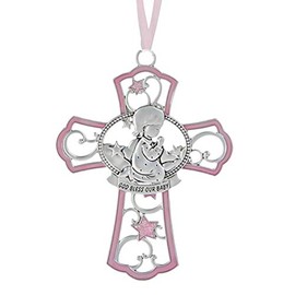 Ganz Girl Crib Pink Cross