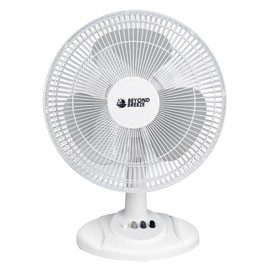 BEYOND BREEZE Oscillating Table Fan Quiet 3-Speed 12-Inch Adjustable Tilt Fan with Safety Grill, Ideal for Home, Office, Dorm