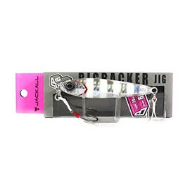 JACKALL Metal Jig, Big Backer Jig, 3.1 inches (78 mm), 2.1 oz (60 g), Glow Stripe/Border Holo