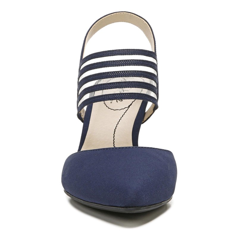 LifeStride Sanya - Zapatos de tacón para Mujer, Azul Marino,