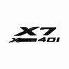 Unbranded for X7 Series Gloss Black Emblem X7+XDrive40i Number Letters