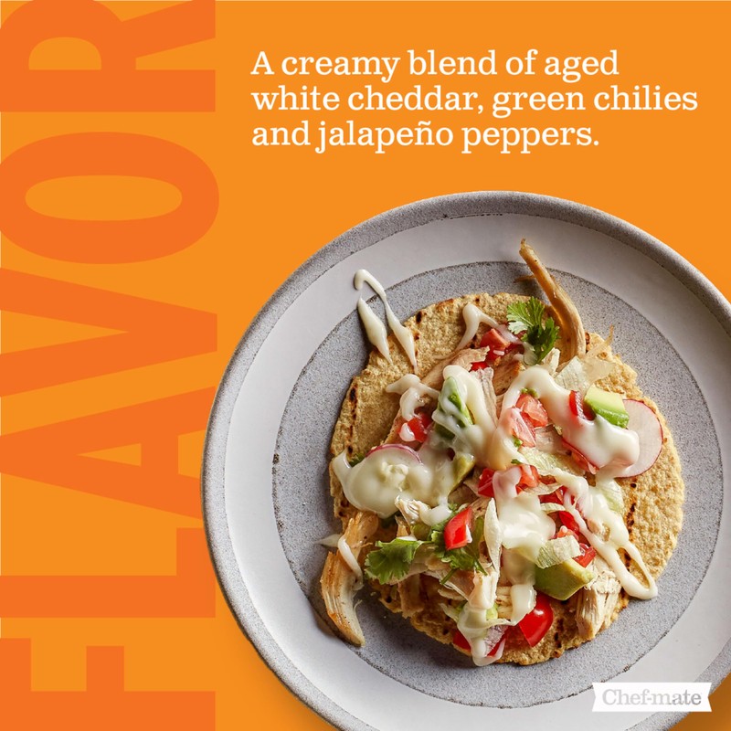 Chef-mate Que Bueno White Queso and Nacho Cheese Sauce, Canned