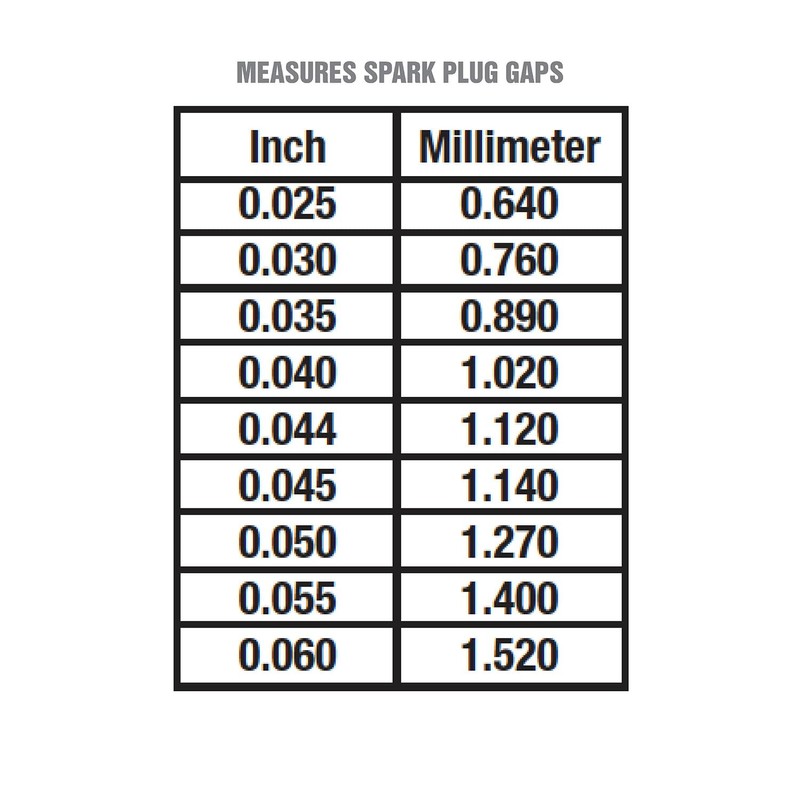 OEMTOOLS 25442 9-Wire Spark Plug Gap Gauge, Essential for Vehicle