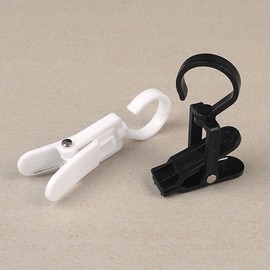 Rotatable Hook Clip (1pc) - Wall-Mounted, Multipurpose, Strong Hold for Space Saving Mount 7ea