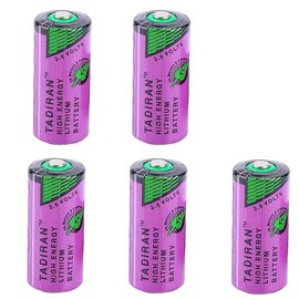 zoyfayl 5 Pack TL-5955 2/3AA 3.6V 1650mAh Battery for Tadiran TL5955 3.6V TL-4955 SL-761 ER14335 PLC, CNC Lithium Battery (5 Pack)