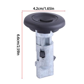 Slakerbe Ignition Switch Lock Cylinder,Door Lock Cylinder with 2 Key Fit for Avalanche 2003-2006,Fit for Jimmy 2004-2005,Fit for Sierra 2002-2006 Replace OE# 707835,706592,15298923,15298924