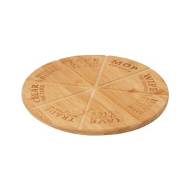 Maison Sucasa Pizza Board, Premium Bamboo Serving Tray, Perfect for Homemade Pizzas and Appetizers