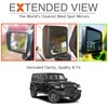 Custom Blind Spot Mirrors- Compatible with 2018-Present Jeep Wrangler |