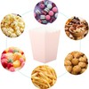 Ainmto 24PCS Pink Popcorn Boxes Mini Paper Popcorn Containers for