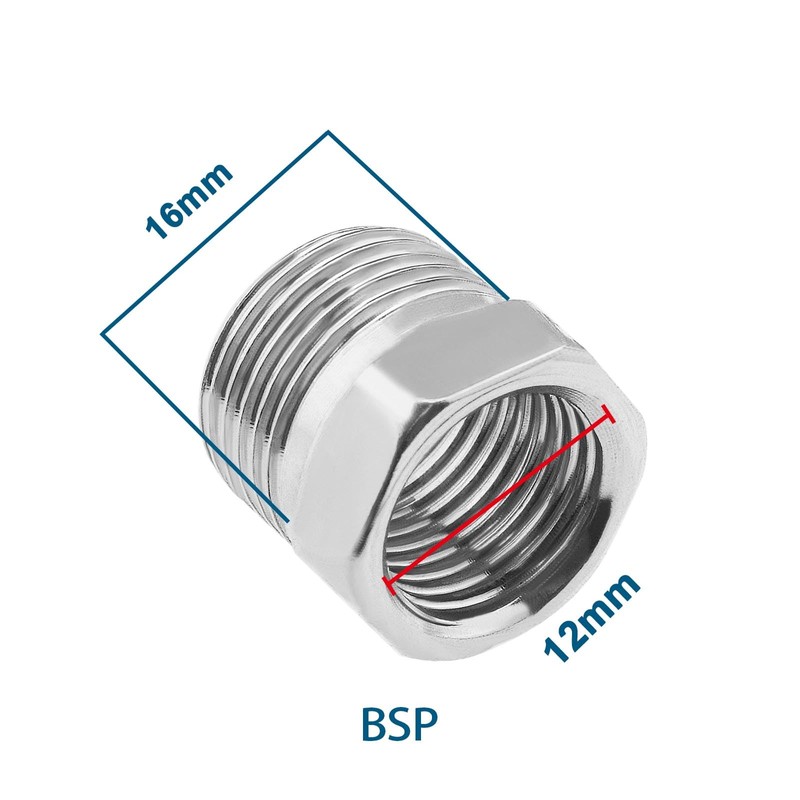 eMagTech 4Pcs 3/8 Male to 1/4 Female Connector Water Pipe