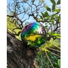 Gazing Ball for Garden Decor - 8-Inch Hollow Metal Sphere