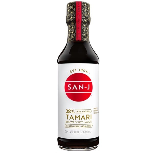 San-J Tamari Soy Sauce 28% Less Sodium 296mL