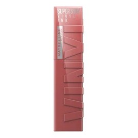 Maybelline Labial líquido brillante Superstay Vinyl Ink Tono Cheeky, 4.2ml - Dura hasta por 16H, brillo instantáneo sin grumos, sin transferencias