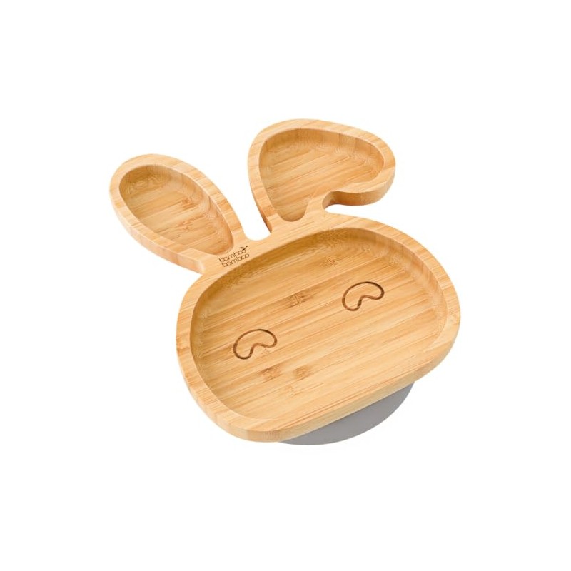 bamboo bamboo® Baby and Toddler Suction Plate | Bunny Design