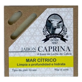 Jabón Caprina Mar Cítrico Limpia A Profundidad E Hidrata 90g