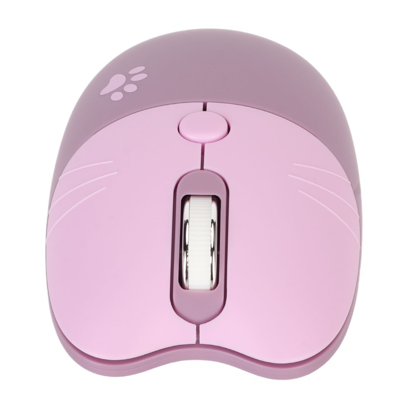 2.4G Cat Wireless Mouse Mute USB Receiver Cute Portable 3