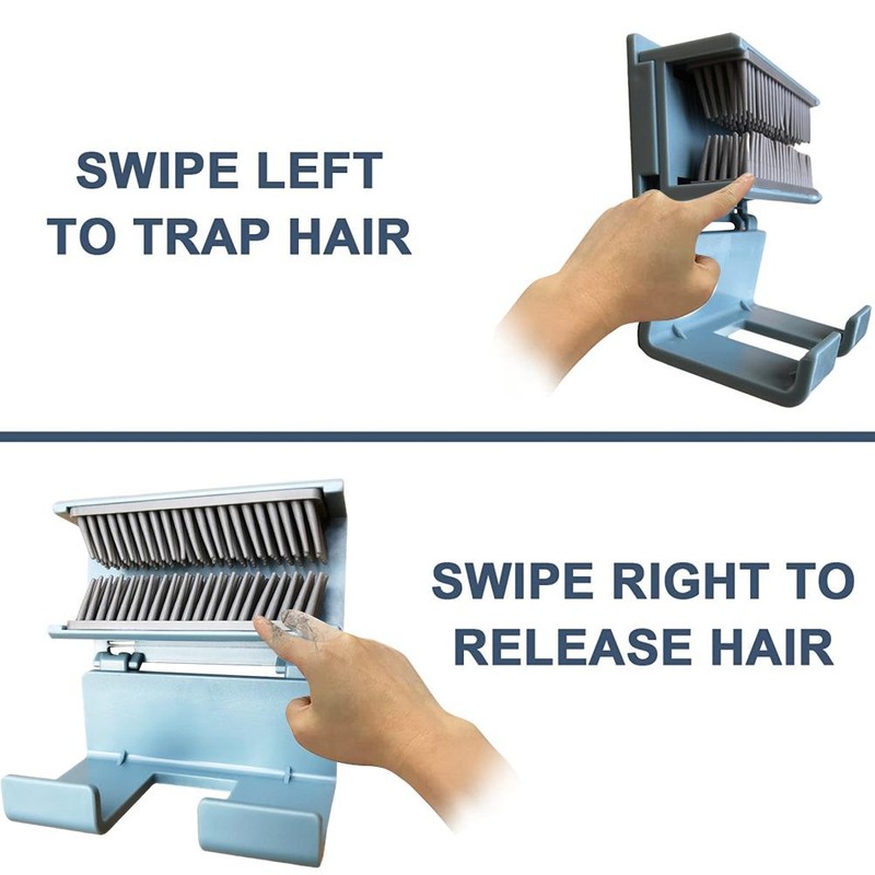 Hair Catcher Shower Wall Detachable Hair Collector Wall Mount Hair