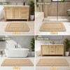 LOCHAS Bathroom Rugs, 24" x 60" Long Bath Rug, Non