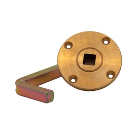 Hydrasearch Buck Algonquin | 1" NPT Drain Plug Assembly - Flange Style | Includes Bronze Plug & Wrench | 85-5-5-5 Bronze | MPN: 00DP100