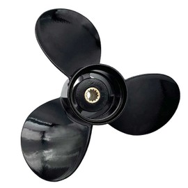Soelidim Upgrade Aluminum Outboard Cupped Propeller Boat Prop(9 1/4x7,9 1/4X8,9 1/4X9,9 1/4X10,9 1/4X11,9 1/4X12) for BRP,Johnson,EVINRUDE 8-15HP with 13 Splinetooth (9 1/4(Dia) x10(Pitch))
