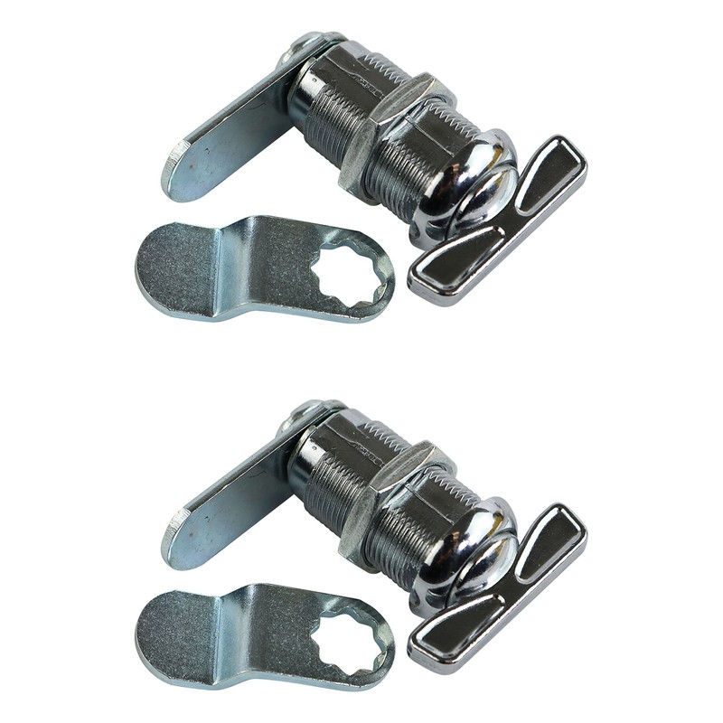 Leisure Locks Thumb Turn Latch with 1-1/8" Cylinder and Chrome