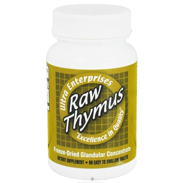 Ultra Glandulars Ultra Raw Thymus 200Mg 60 Tab