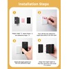 L LOHAS LED Motion Sensor Night Light, Rechargeable Night Light,