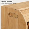 HOOBRO Bread Box, Bamboo Bread Box for Kitchen Countertop, 2