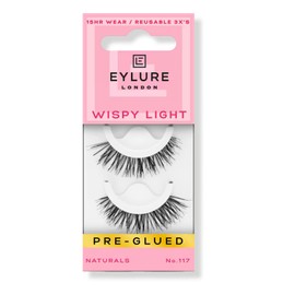 Eylure London Wispy Light No 117 (New in Box) -  Pre Glued