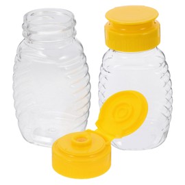 STOBAZA Refillable Honey Containers Pack Mini Honey Bottles Leakproof for Easy Dispensing