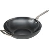 SAVEUR SELECTS NITRI-BLACK Carbon Steel 14-Inch Wok, Induction-ready, Voyage Series