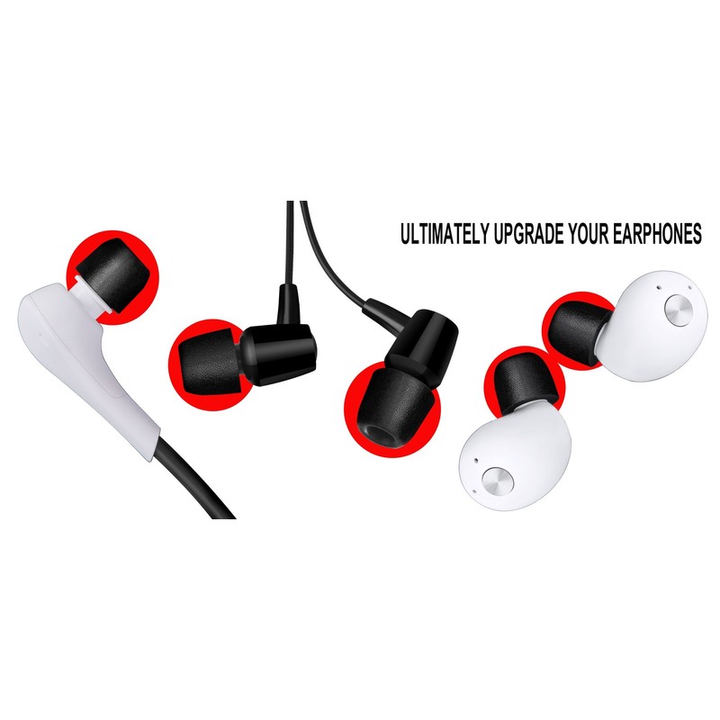 Replacement Earphone Tips for SIMOLIO Wireless TV Headsets, 5 Pairs