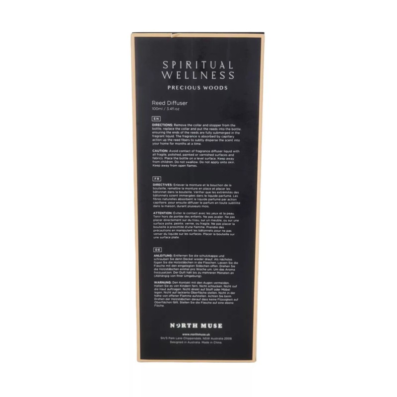 North Muse Spiritual Wellness Precious Woods Large 3.4 oz Reed