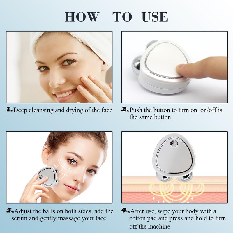 HASAIKA Face Massager Electric Face Massager Against Wrinkles, Neck Face