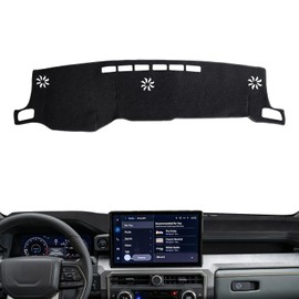 POSAID Dash Cover for 2024 2025 Toyota Tacoma Dashboard Cover Mat Custom Fit for Toyota Tacoma, Black