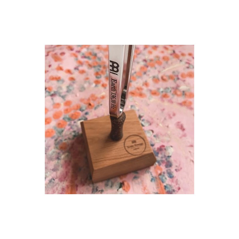 Sonic Energy Tuning Fork Wooden Stand - Holder for a