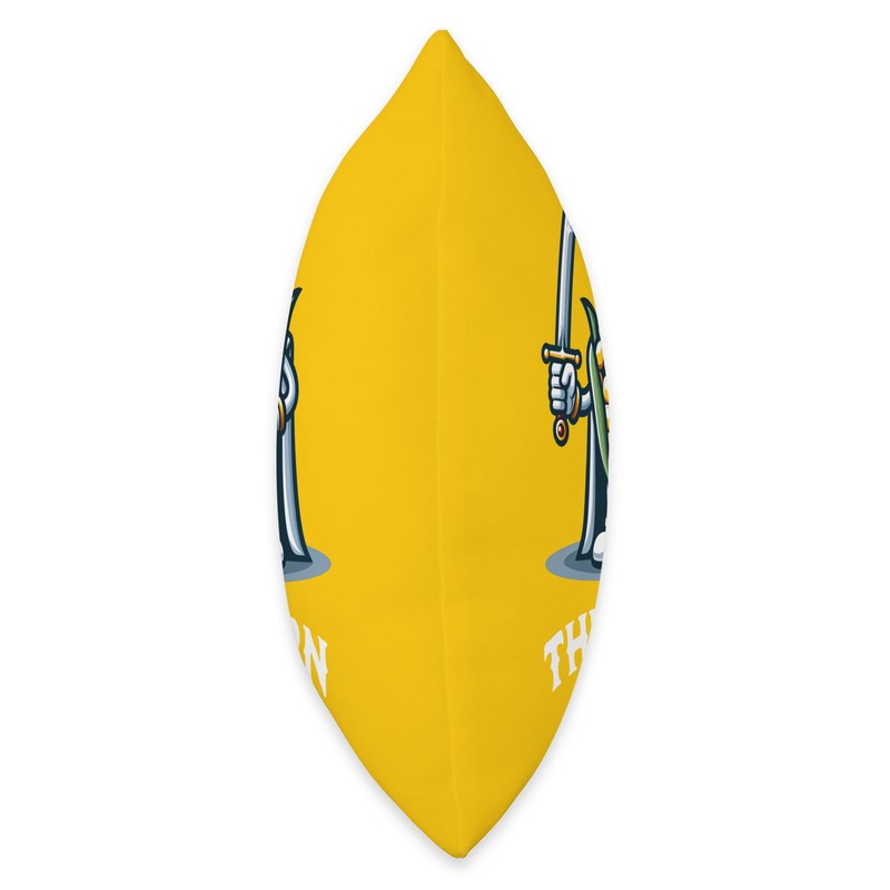 The Corn King Thanksgiving Dinner Side Vegan Vegetable Throw Pillow