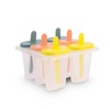 Ice Lolly Moulds, Healthy Refreshing Fruit Treat Maker with Sticks