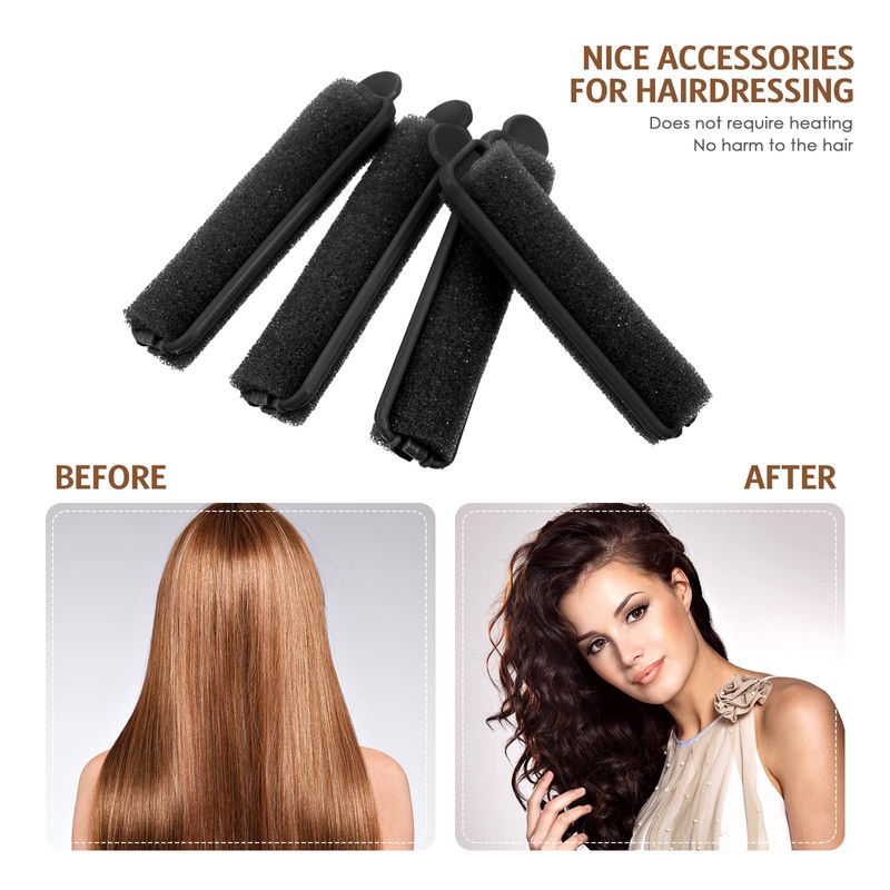 43 Piezas Rodillos de Esponja de Espuma para Cabello Set,
