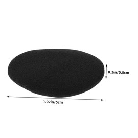 OSALADI 30pcs Soft Round Sponge Ear Pad Cushions for Headsets Compatible Noise Reduction and Improved Sound Quality Easy to Install Replacement Earphone Covers
