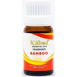 Kabod Bamboo Essential Oil - Aromatherapy Blend for Diffusers, Humidifiers, Aroma Stoves, Soap and Candles - Fragrance Oil for Home - 10ML Bottle with Dropper