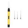 LED Light Earpick Rechargeable Double Light Source Yellow Portable Lighted
