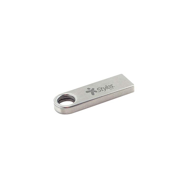 Stylos Memoria USB 32GB Flash 2.0 Color Gris Metálico