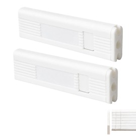 KinetiCore Cord Weight Spare 2pcs for Vertical Blind, Roller Blinds Window Shutter, White Plastic Tensioner Device Blinds Accessories